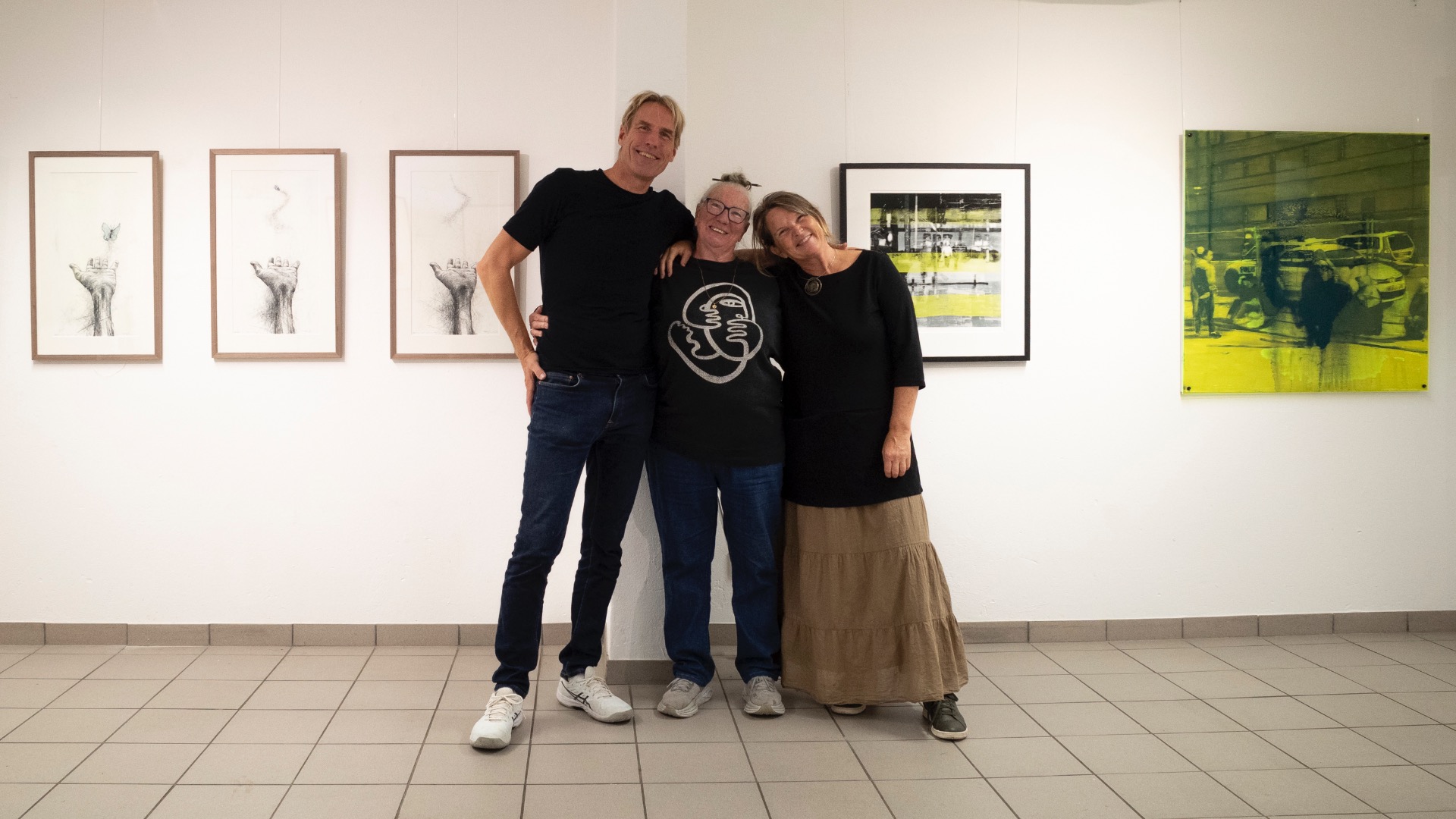 Fotograf: Alex Jomaron. Från höger: Orion Righard, Pia Tapper, Ingrid Forfang